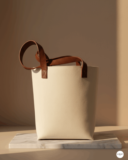 Canvas Tote Bag Cognac