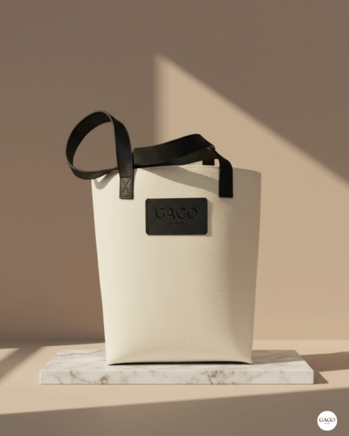 Canvas Tote Bag Negro