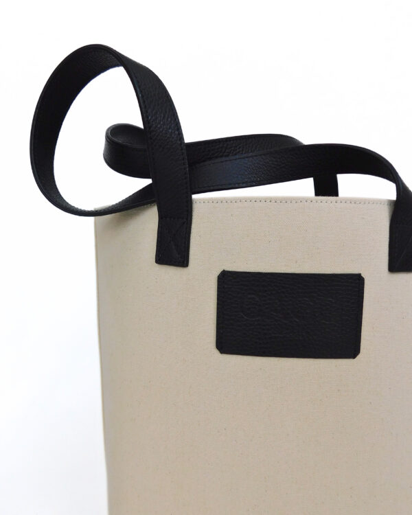 Canvas Tote Bag Negro - Image 3