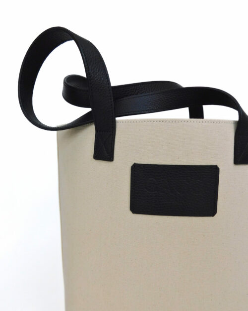 Canvas Tote Bag Negro - Imagen 3