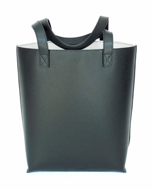 Leather Tote Bag  Negro - Image 4