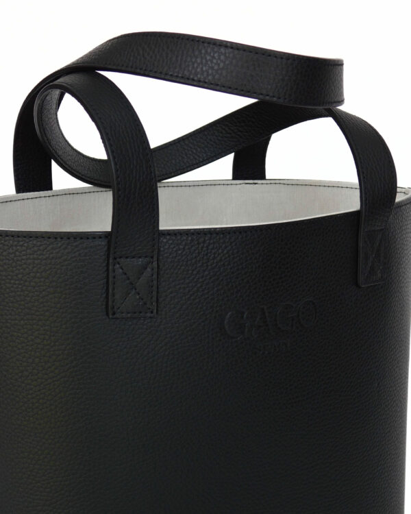 Leather Tote Bag  Negro - Image 5