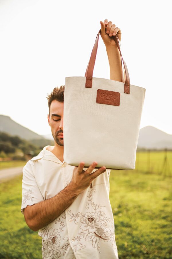 Canvas Tote Bag Cuero - Imagen 6