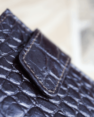 Cartera hombre piel coco marrón