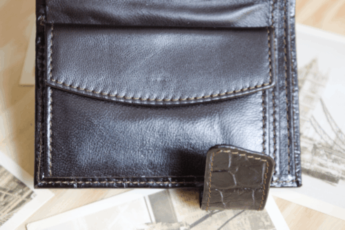 Cartera hombre piel coco marrón - Imagen 3