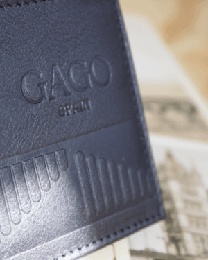 Cartera hombre piel negra