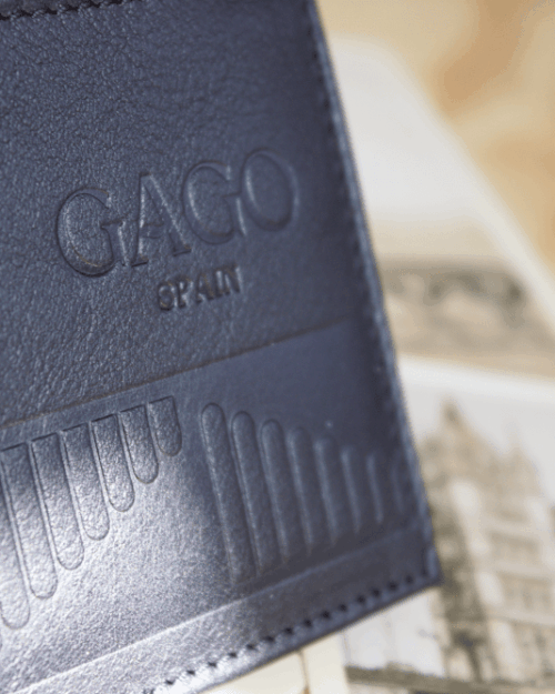 Cartera hombre piel negra