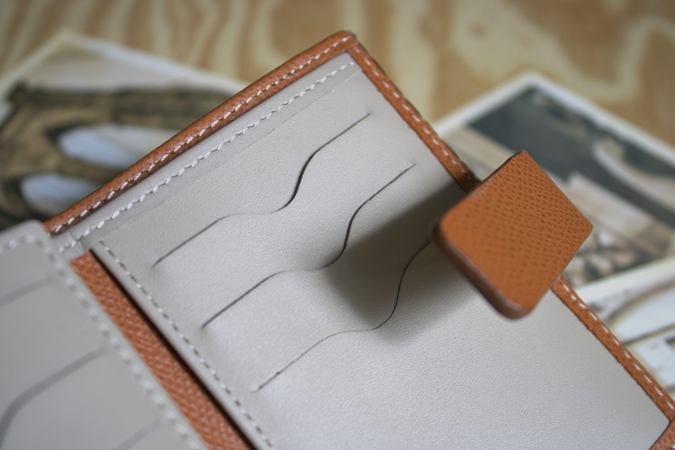 Cartera mujer pequeña piel trenzado piel - Imagen 9