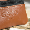 Monedero piel color cuero - Imagen 2