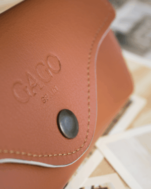 Funda de gafas piel cuero