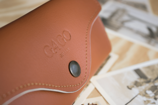 Funda de gafas piel cuero