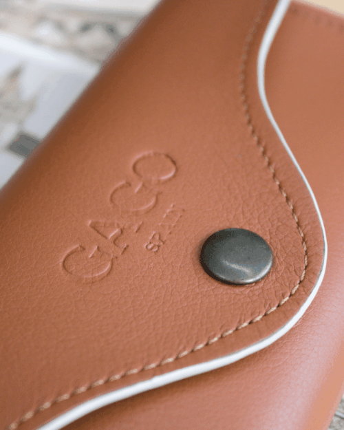 Funda de gafas piel cuero
