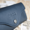 Funda de gafas piel negro