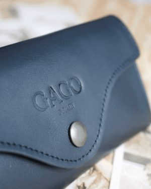 Funda de gafas piel negro