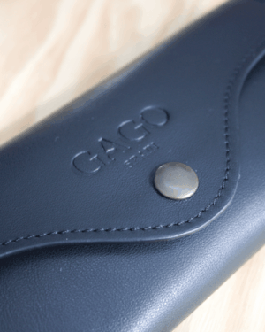 Funda de gafas piel negro