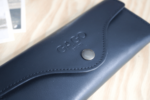 Funda de gafas piel negro - Imagen 2