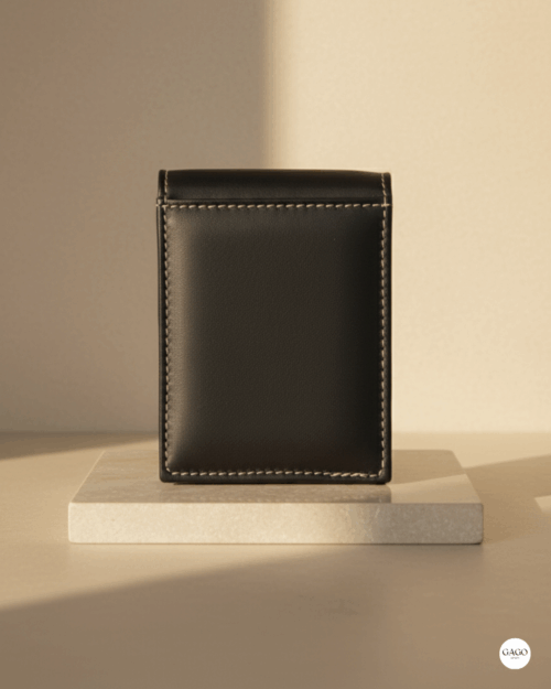 Pitillera piel color negro