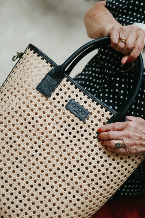 TOTE BAG RATÁN COLOR BLACK - Image 3
